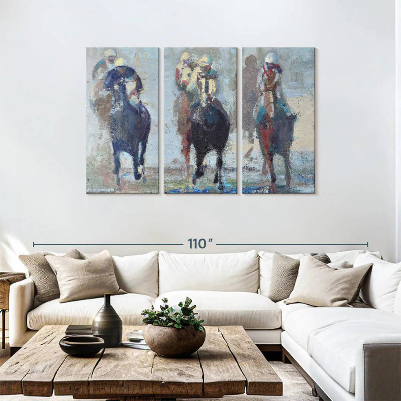 Sireci Thunder Run, 48" H x 74" W