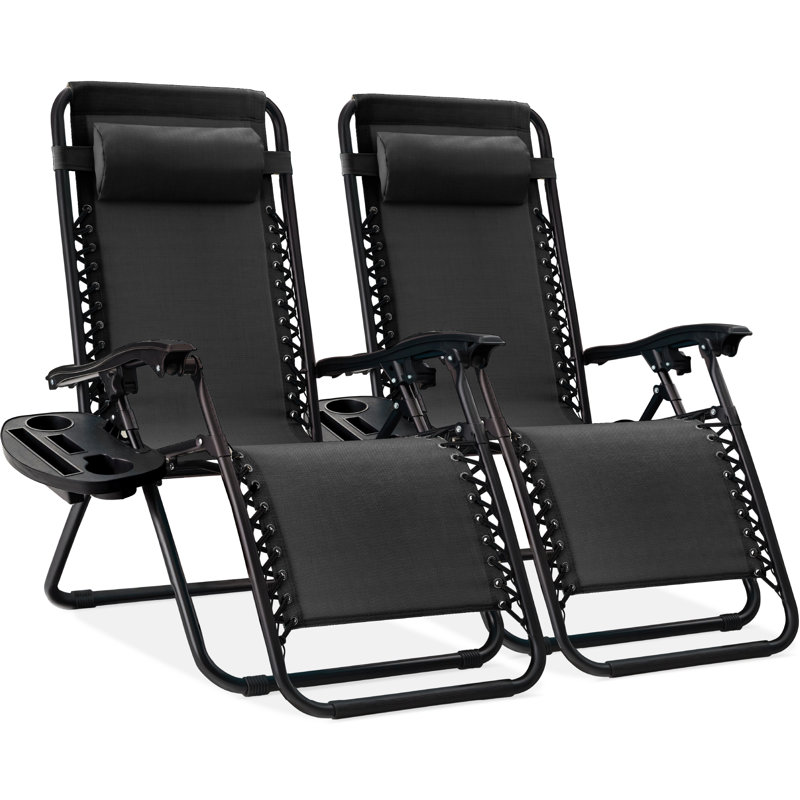 Fauteuil inclinable Nathen Zero Gravity, Noir