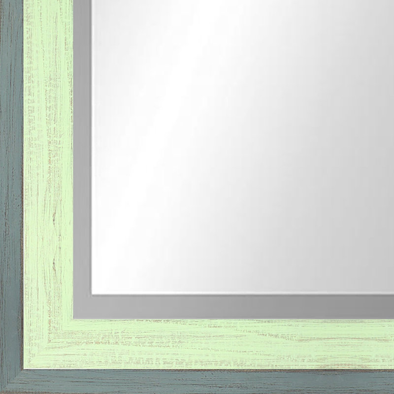 Bois naturel, Gris / menthe, 40,5 po x 28,5 po