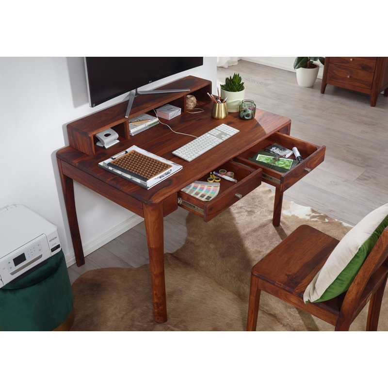 Brooklyn Solid Wood Solid Wood Writing Desk