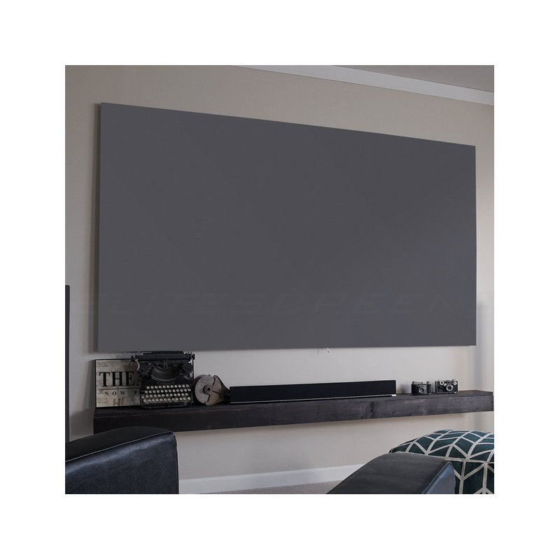 Aeon CineGrey 3D Series gris 100 po diag. Écran de projection à cadre fixe sans bord 16: 9