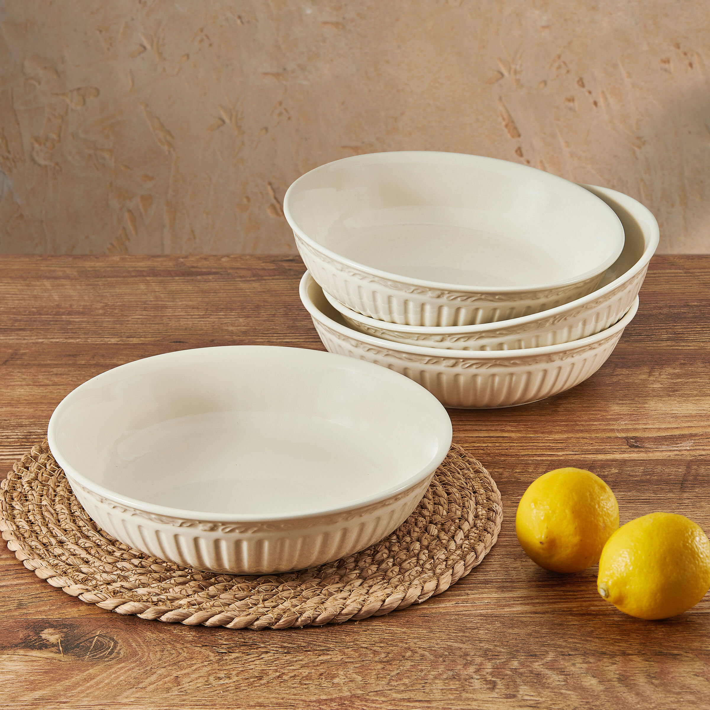 Mikasa Italian Countryside 9.25 in. Pasta Bowls & Reviews | Set of 4