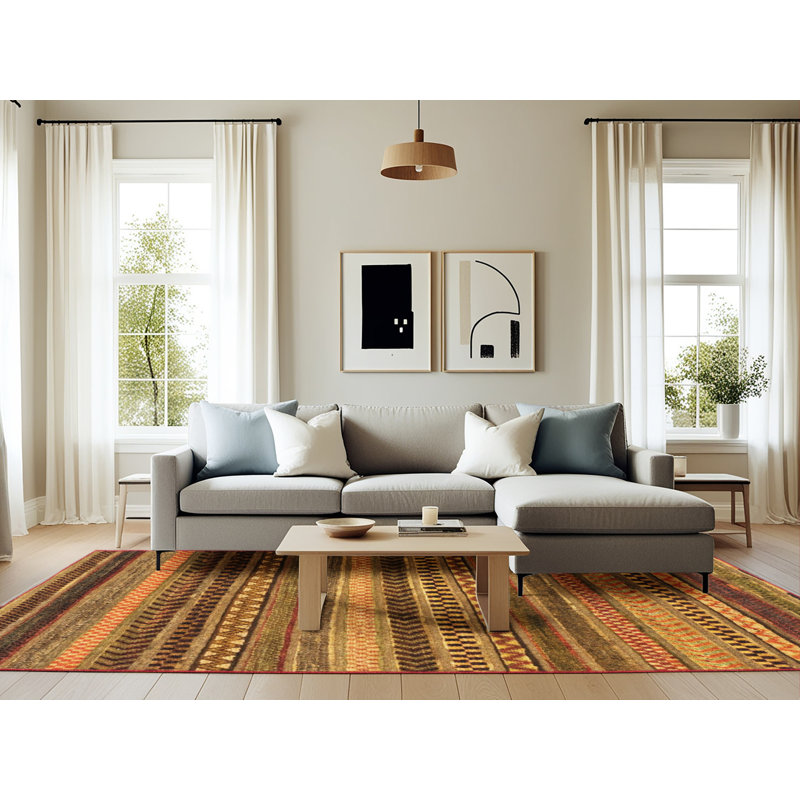 Tapis abstrait moderne 2242, Rectangle 6 pi x 9 pi