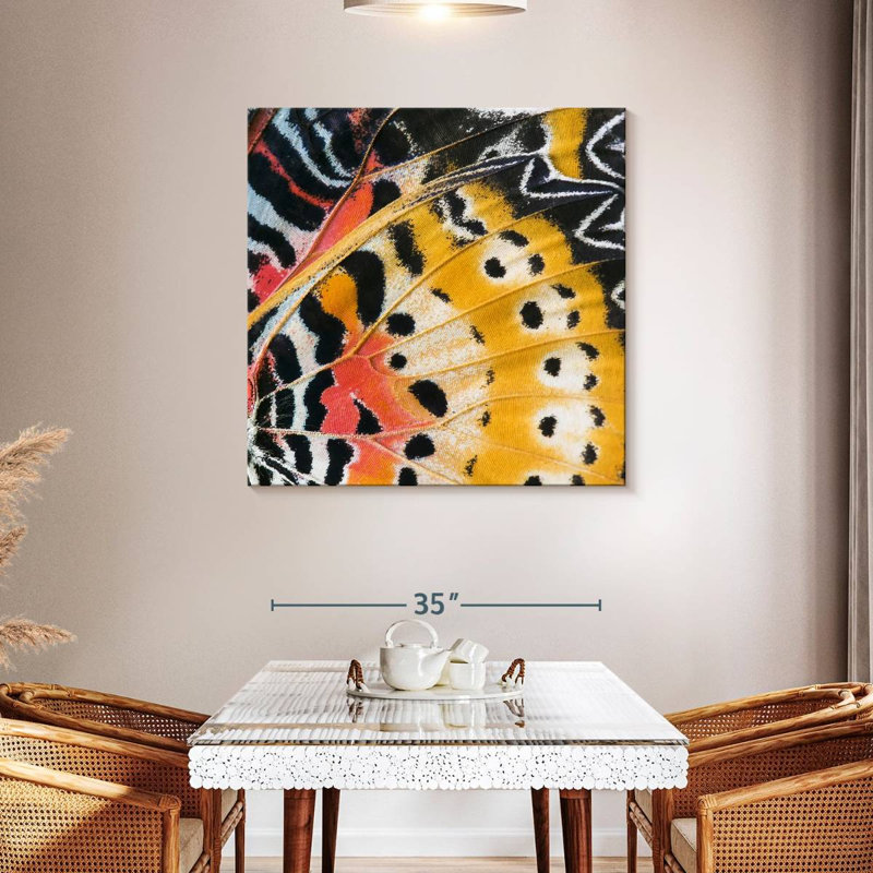 Brampt Monarch Butterfly Wing, 20" H x 20" W