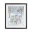 «Happy Snowman Family», reproduction encadrée sous verre, design par Kristal Clifford-993219166-993219164