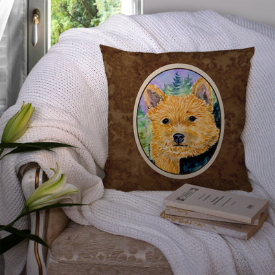 Coussin décoratif intérieur/extérieur norwich terrier