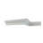 Endurathane Sage Crown Moulding, 1 3/4"H x 1 1/8"P x 2"F x 96"L, Factory Primed