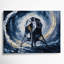 «Space Apollo programme commemoratives», art mural sur toile grise-752750354