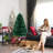 Artificial Xmas Tree With 270 Branch Tips 509 Warm White Led Lights-159175517
