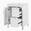Meuble-lavabo avec lavabo, meuble-lavabo avec tiroirs et tablette réglable