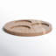 Round Wood Condiment Server