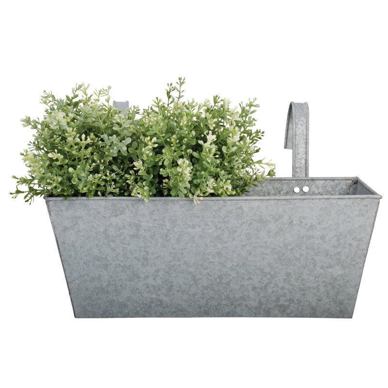 Suez Metal Railing Planter