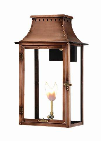Beaux Bridge Square / Rectangular Lantern, 19" H x 10" W x 13" D