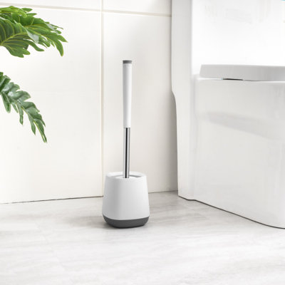Free-Standing Toilet Brush and Holder