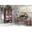 Bibliothèque arquée avec tiroirs et tablettes en verre Country Living