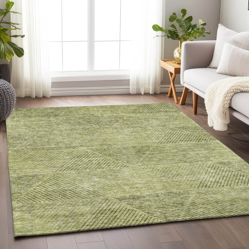 Tapis en aloès Prisco lavable à la machine de qualité supérieure, Rectangle 9 pi x 12 pi