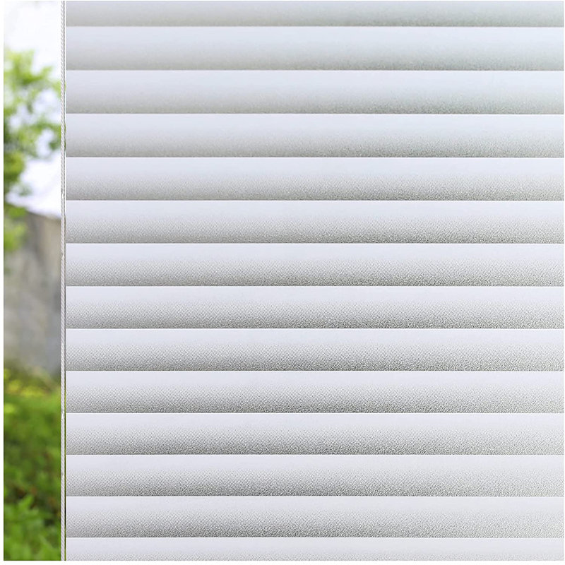 Blinds Pattern Decorative Privacy Window Decal, 35.4" H x 78" W