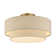 Bhagipuri Linen Blend Semi Flush Mount