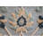 Emmersen Floral Handmade Wool Area Rug in Gray-2083686801
