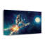 Rocket Skateboard Astronaut sur toile-1207086844
