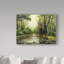 «Deer in Woods», reproduction de peinture acrylique sur toile tendue-31879481