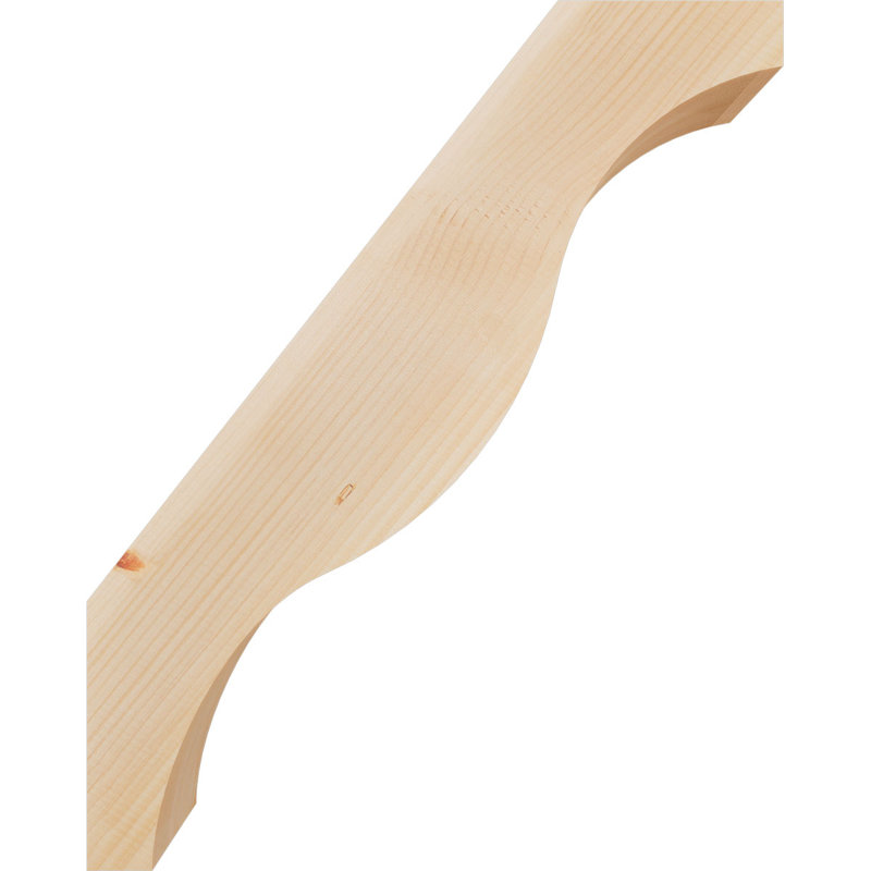 Attelle de genou Funston, Sapin de Douglas, Lisse, H 30 po x l 5,5 po x P 24 po