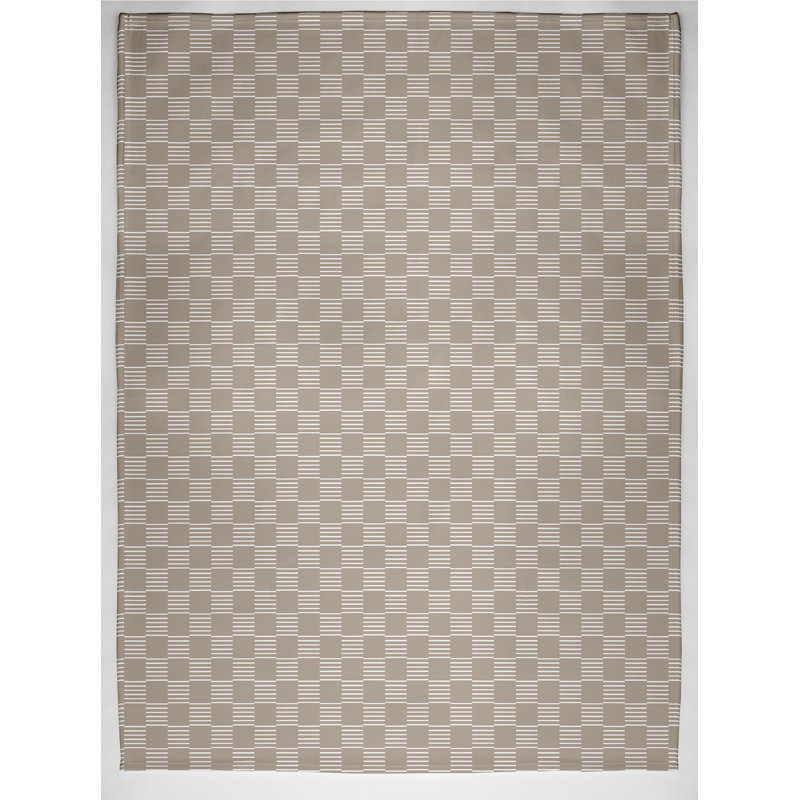 Read Between The Lines Throw Blanket, 60" L x 50" W, Flax