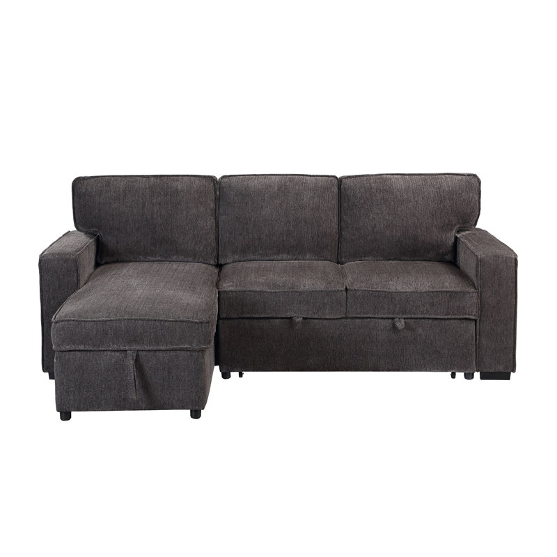 TERRITORY DARK GREY PULL OUT SOFA BED