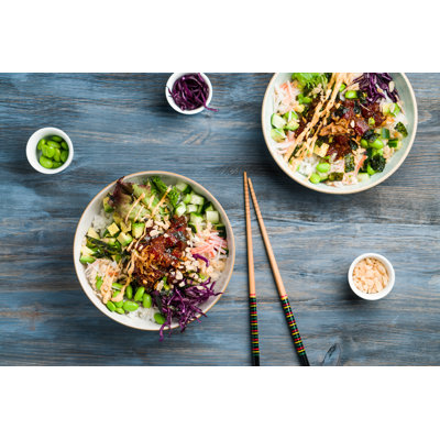 Healthy Tuna Poke - Wrapped Canvas Print