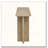 60''Console Table with T-Shaped Legs and Holds up to 120lbs-344587963