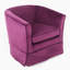 Chaise pivotante avec housse amovible