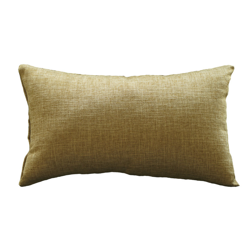 Ensemble de 2 housses de coussin décoratif seulement - Housses de coussin décoratif 12 po x 20 po, Pas de bourre, Beige