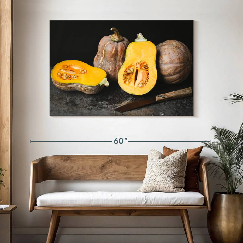 Yarlin Butternut Squash, 32" H x 48" W