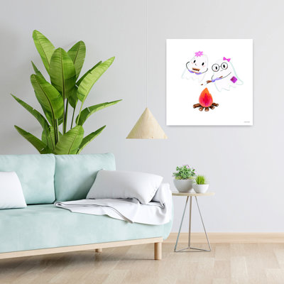 Art mural abstrait contemporain fantaisiste de Girly