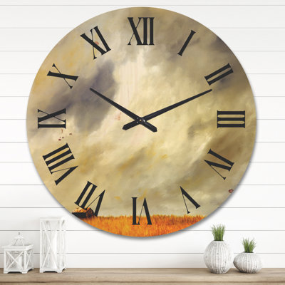 Solid Wood Wall Clock