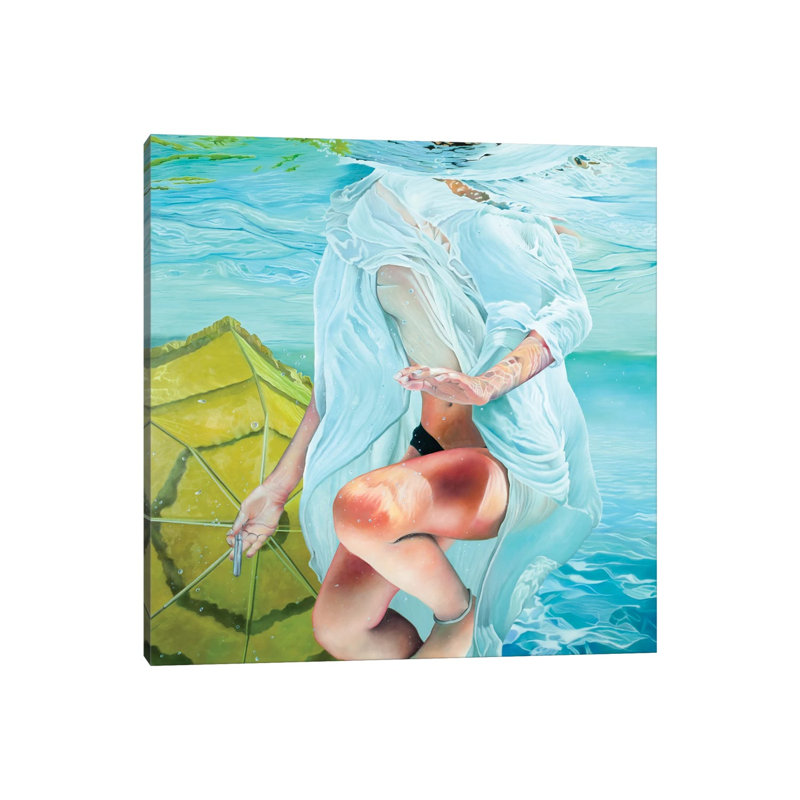 Delicate, Sweet And Scary Colorful Fish 1 Piece Wrapped Canvas Wall Art, 66.04 cm H x 66.04 cm W x 3.175 cm D