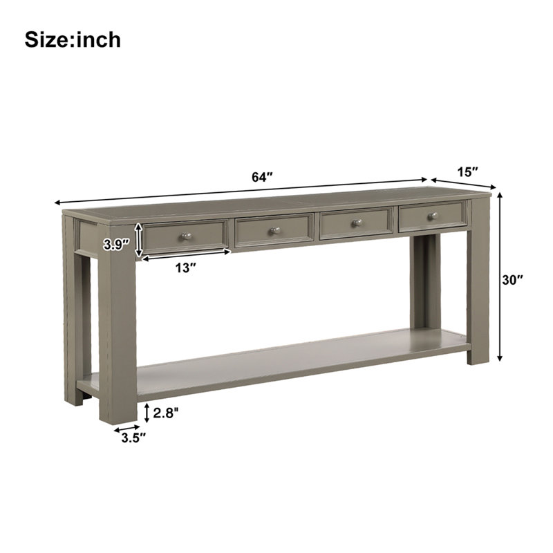 Hagberg 64'' Console Table