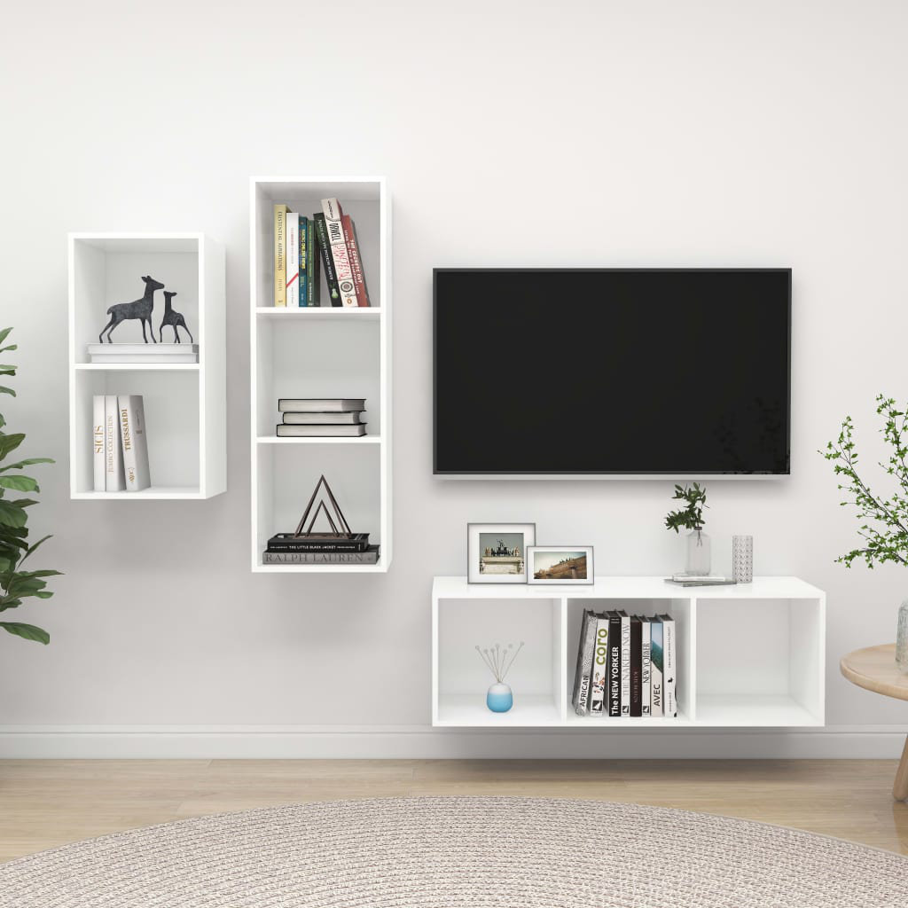 Draysen Unfinished Floating TV Stand for TVs up to 88"