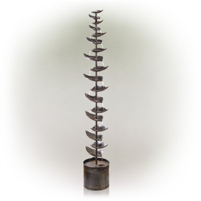Outdoor Metal Cascade Fountain