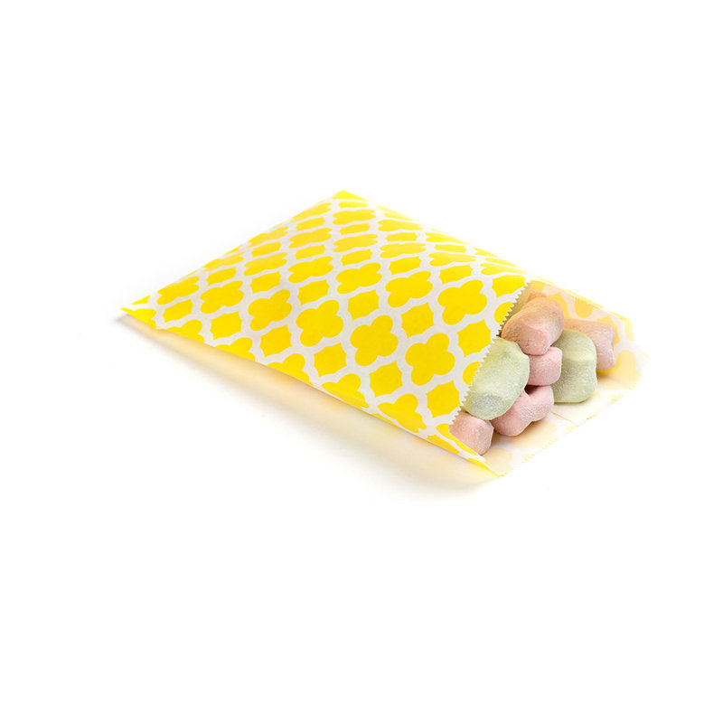 Paper Food Bag, Yellow