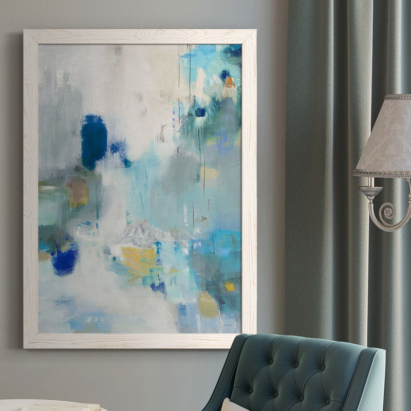 Lynnsey Celeste Motion II, reproduction d'art sur toile, Blanc, H 37,5 po x l 27,5 po x P 1 po