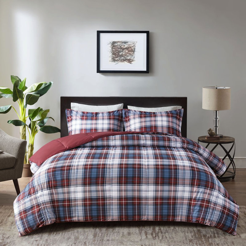 Twin/twin Xl Comforter With 3m And Bedroom Filling, Twin Comforter + 2 Additional Pieces, Multicolor Plaid