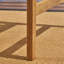 Chaises de salle à manger d'extérieur résistantes aux intempéries en bois d'acacia Adirondack (ensemble de 2), finition naturelle