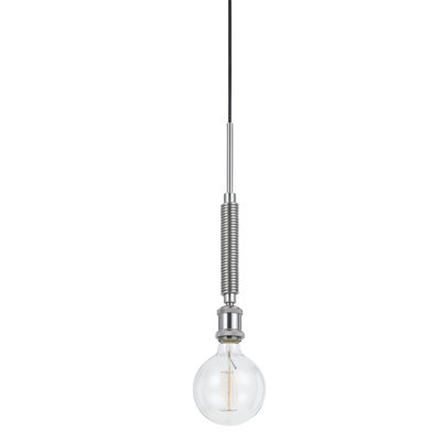1 - Light Chrome Bulb Pendant