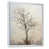 White Floater Framed