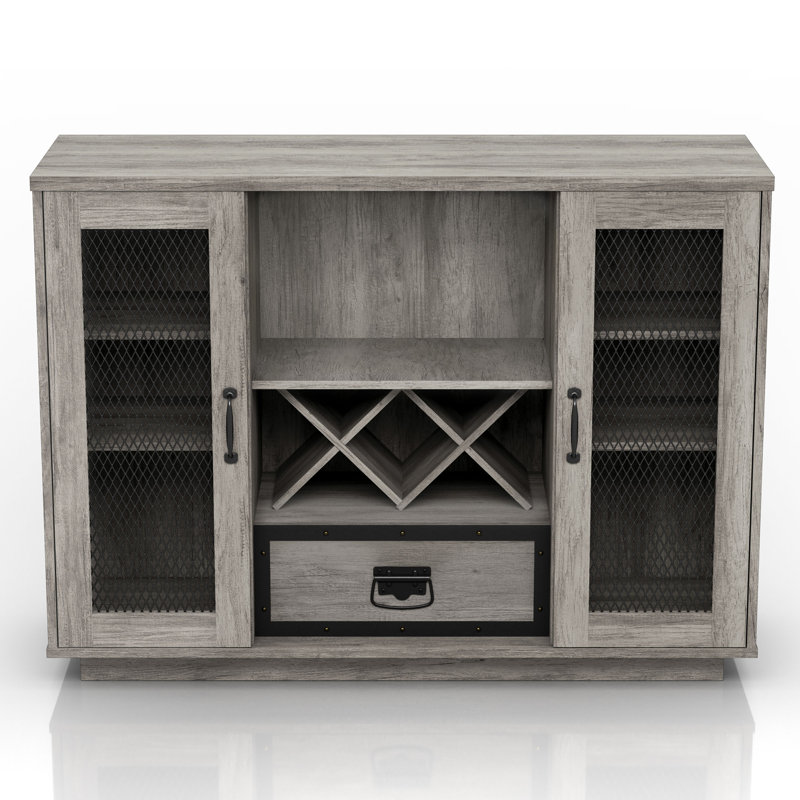 Vrotian 47.32'' Sideboard, Vintage Gray Oak