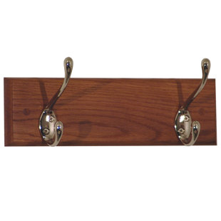 Solid Wood Wall 2 - Hook Wall Mounted Coat Rack