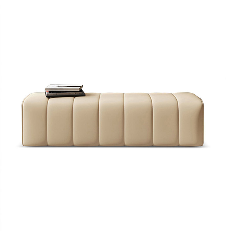 Banc avec revêtement, Champange, H 15,75 po x l 55,12 po x P 15,75 po
