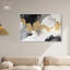 Art abstrait noir et blanc sur toile dorée par Art Remedy-104624831-104624845