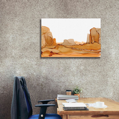 'Brownscape I' by Chris Paschke, Giclee Canvas Wall Art